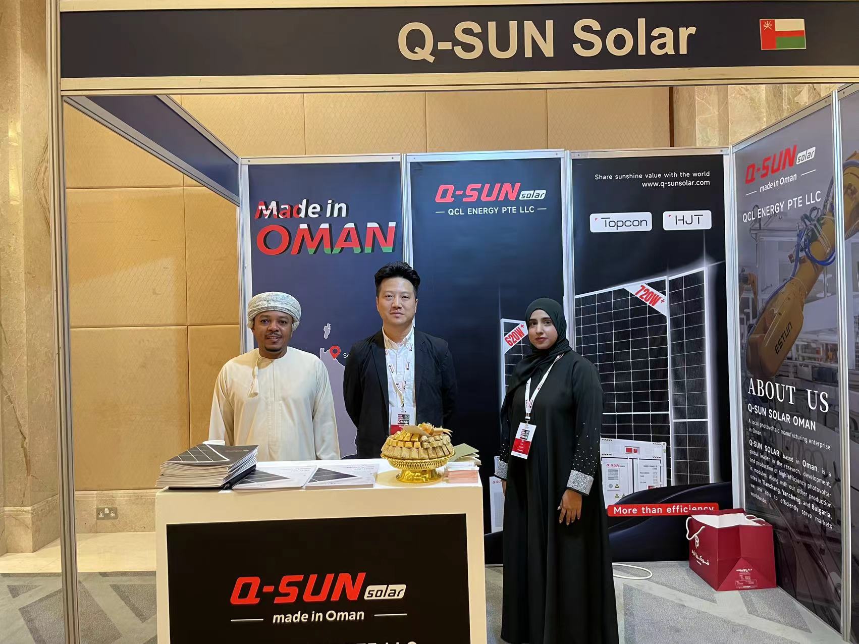 Q-SUN Solar glänzt bei der „NET ZERO WEEK“ im Oman und arbeitet als Partner für eine kohlenstoffarme Zukunft im Nahen Osten